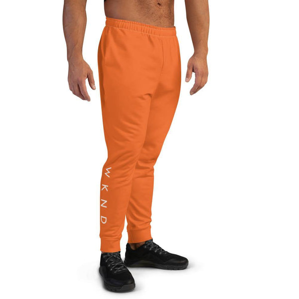 Orange mens online joggers