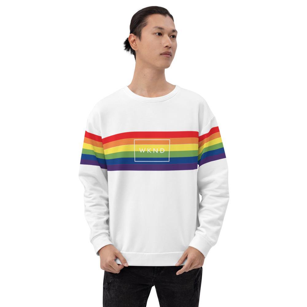 Pride flag Unisex Jumper |  My Weekend Bag