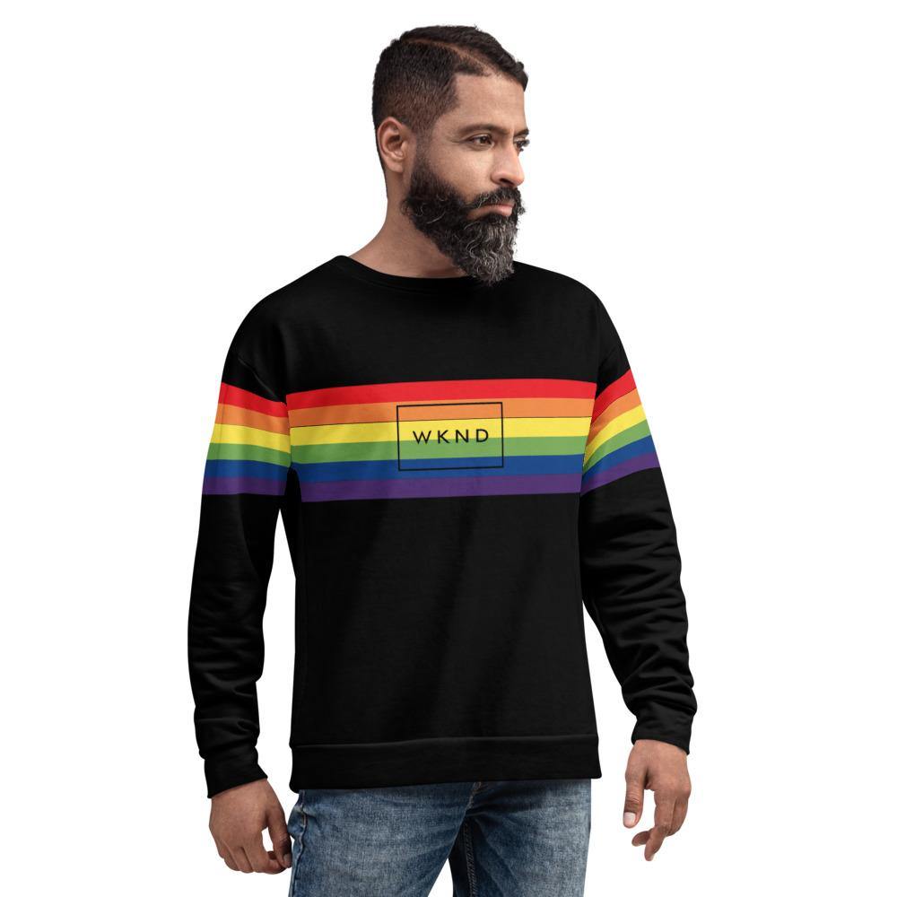 Pride Black Unisex Jumper |  My Weekend Bag