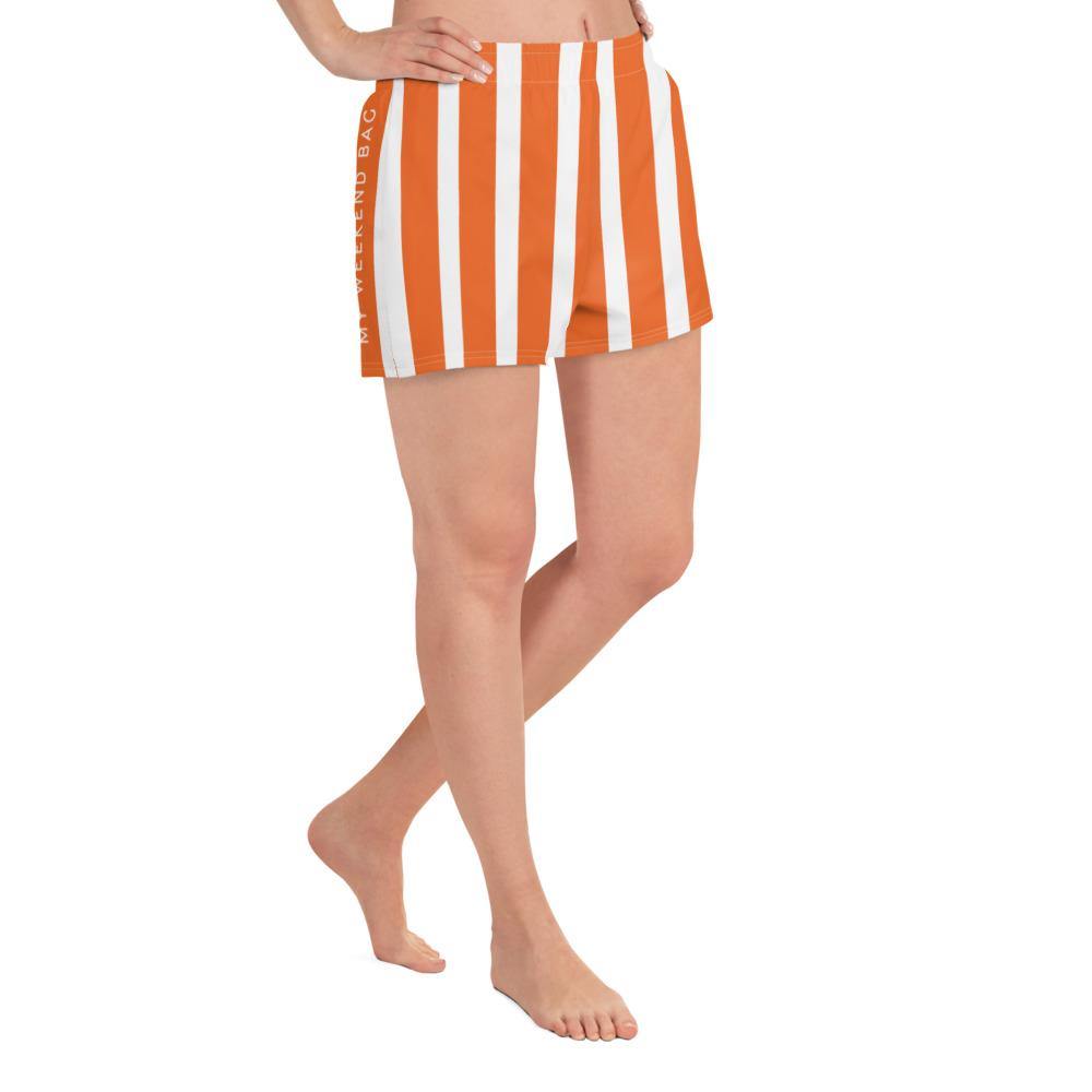 Stripes Athletic Short Shorts |  My Weekend Bag