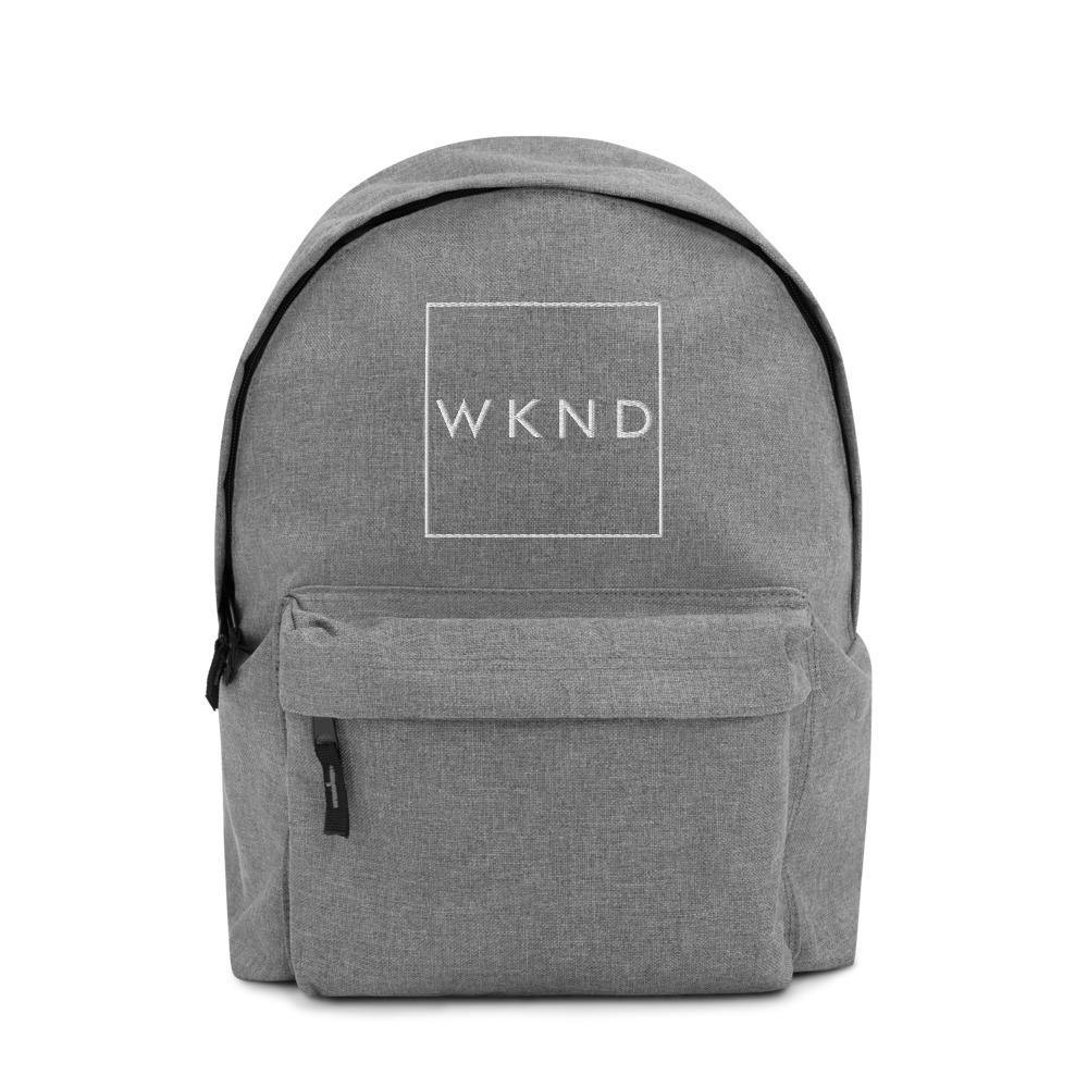 WKND Embroidered Backpack |  My Weekend Bag