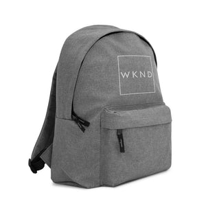 WKND Embroidered Backpack |  My Weekend Bag