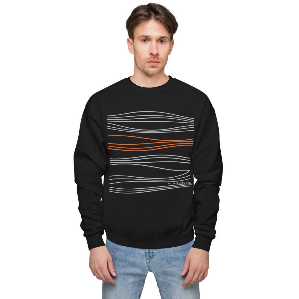bend lines fleece sweatshirt |  My Weekend Bag