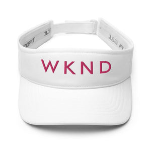 Pink WKND Visor |  My Weekend Bag